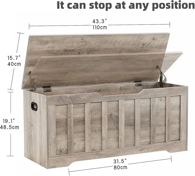 43.3" Storage Chest Extra Large, Storage Trunk - Image 2