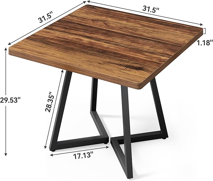 LITTLE TREE 31.5 Inches Small Dining Table - Image 3