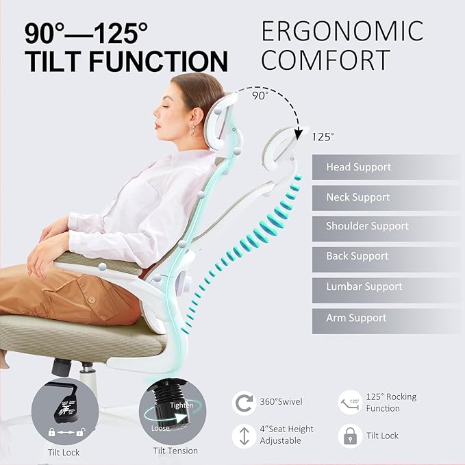 Ergonomic Office Chair, Ultra Thick Office Desk Chair - Image 6