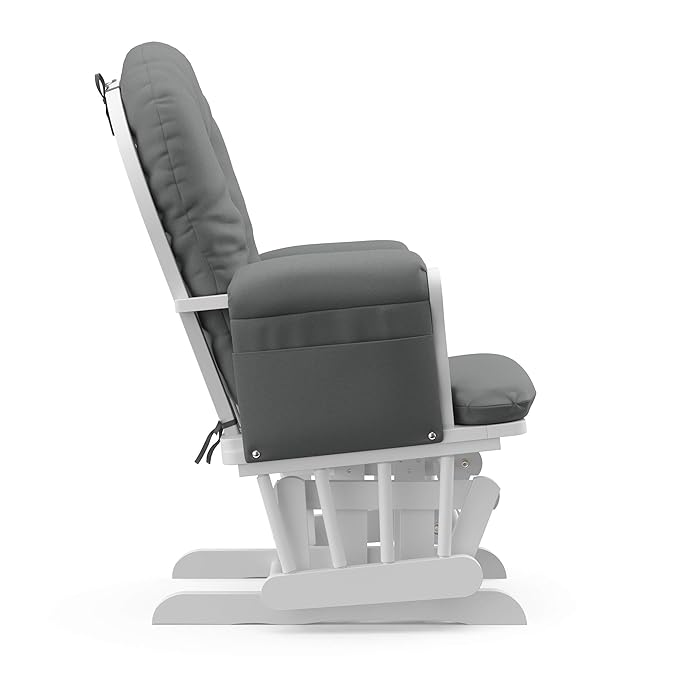 Storkcraft Premium Hoop Glider & Ottoman — GREENGUARD Gold Certified Nursery - Image 14