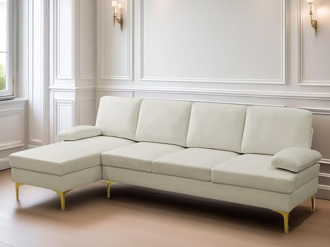 L Shaped Sectional Couch, Modern Modular Sectional Sofa - Image 3