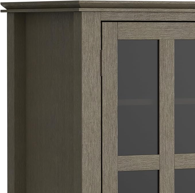 SIMPLIHOME Artisan SOLID WOOD 53 inch Wide Transitional TV Media Stand in - Image 6