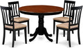 East West Furniture HLAN5-BCH-C 5 Piece Kitchen Table Set by EastWestFurniture