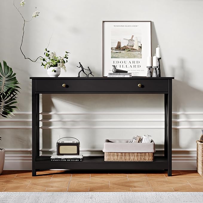 Treocho Black Console Table - Image 4