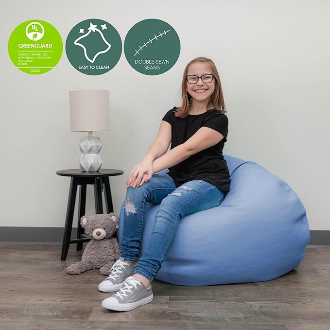 Children's Factory 35" Kids Bean Bag Chairs, Flexible Seating Classroom - Image 3