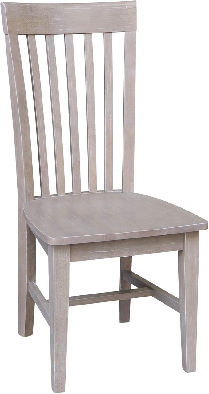 International Concepts Cosmo Chair Washed Gray Taupe - Image 5