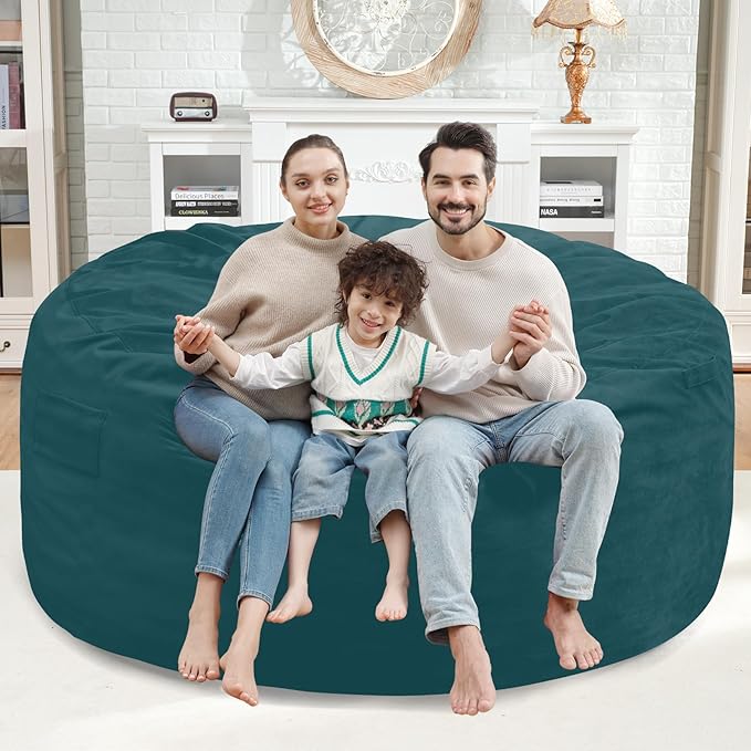 5FT Bean Bag Chair, Large Bean Bag Chairs - Image 2