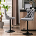 PacknWood Acosure Swivel Velvet Barstools Adjusatble Seat Height from 25-33" by Unknown