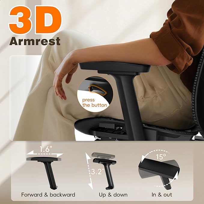 GABRYLLY Ergonomic Office Chair - Image 6