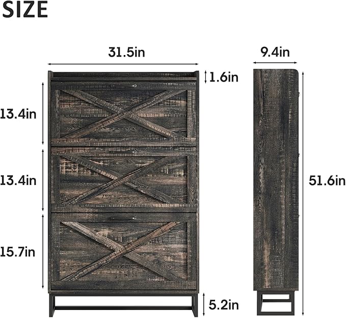 Maupvit Shoe Storage Cabinet - Image 2