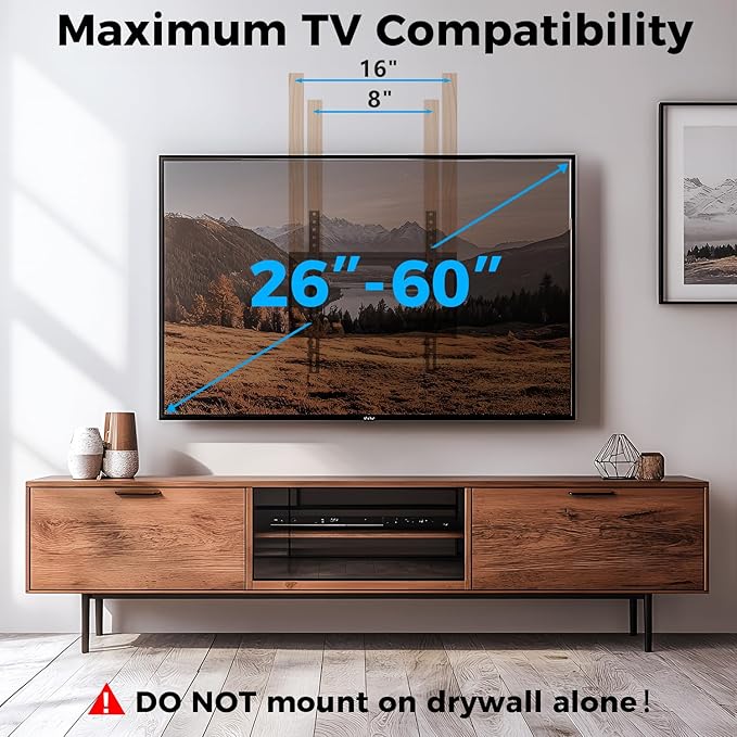 UL Listed Tilting Low Profile TV Wall Mount - Image 5