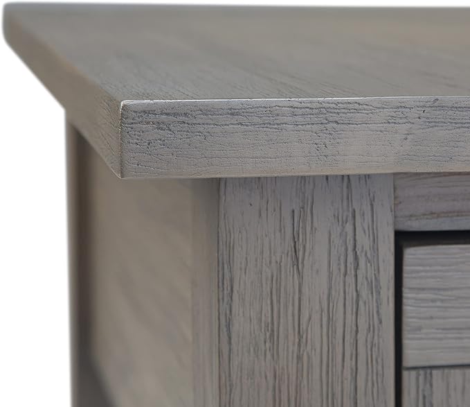 SIMPLIHOME Monroe SOLID ACACIA WOOD 14 inch Wide Rectangle Rustic Narrow Side - Image 6