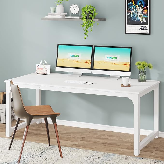 Tribesigns Modern Computer Desk, 63 x 31.5 inch Large Executive Office Desk - Image 5