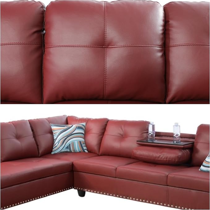 L-Shaped Sectional Sofa, Modern Sectional Couches Home Sofas - Image 5