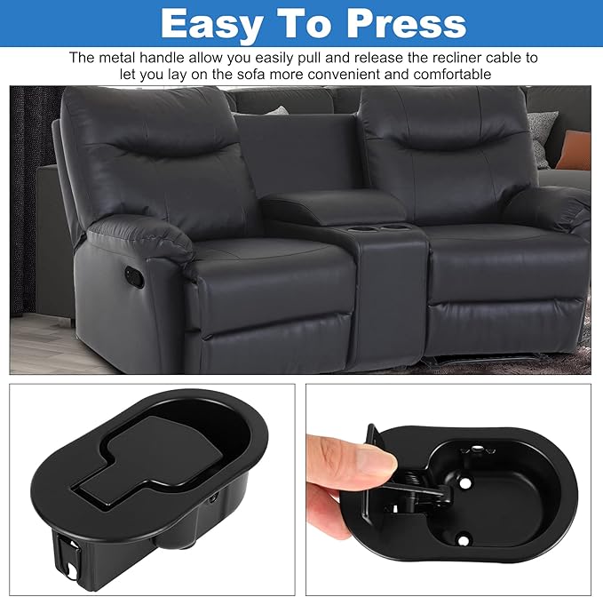 Nonley Heavy-Duty Metal Recliner Pull Handle Replacement - Image 4