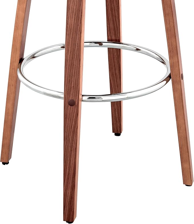 Armen Living Daxton Mid Century Modern Swivel Bar Stool - Image 10