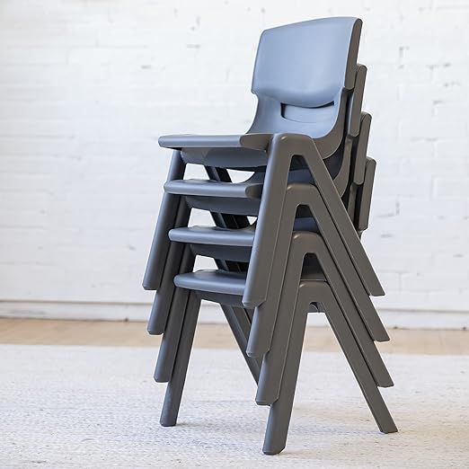 ECR4Kids 14in Plastic School Stack Chair, Children's Furniture - Image 12