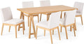 Christopher Knight Home Benson Mid-Century Modern 7 Piece Dining Set, Light by ChristopherKnightHome