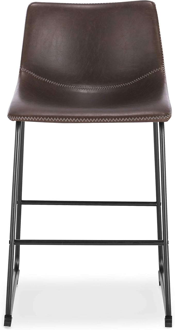EdgeMod Brinley Counter Stool in Brown - Image 4