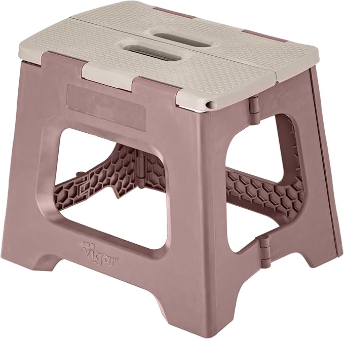 Vigar Compact Step Stool Foldable, 10-1/2-inch Step Stools by VIGAR