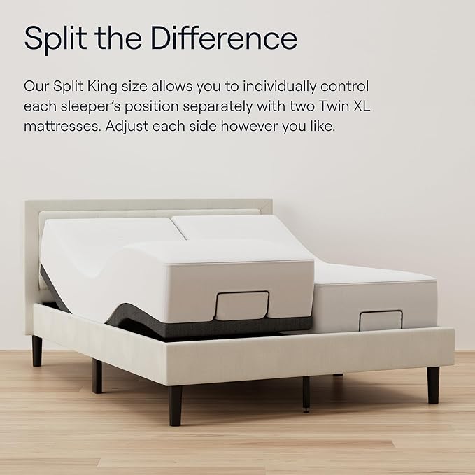 Nectar Premier Split King Adjustable Base & 13” Mattress - Image 7