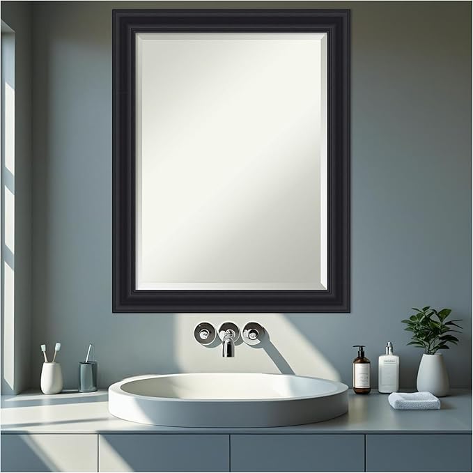 Amanti Art Black Bathroom Mirror - Image 7