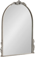 Kate and Laurel Myrcelle Traditional Arched Mirror; 21 x 26; Antique Silver; by KateandLaurel
