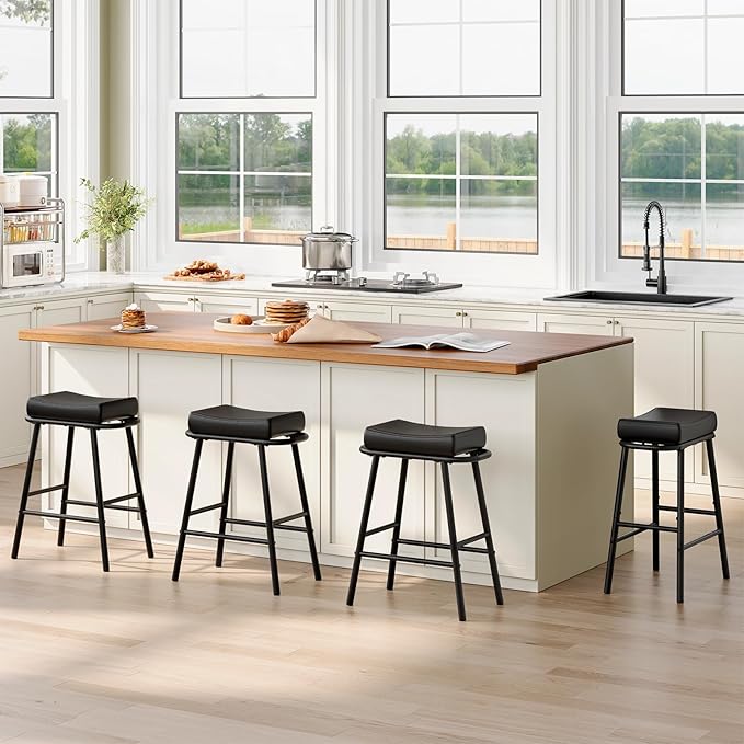 HOOBRO Bar Stools, 24” Barstools - Image 5
