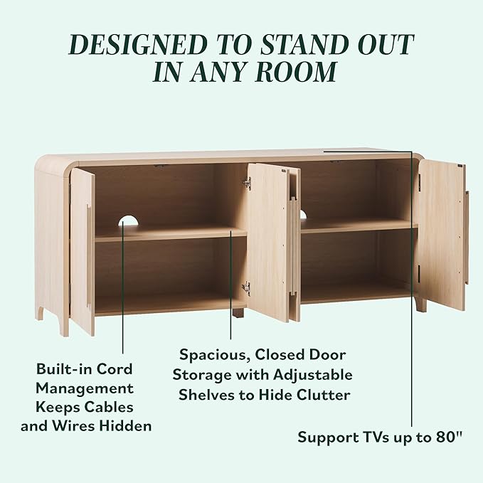 Walker Edison Chantelle Sideboard TV Stand - Image 3