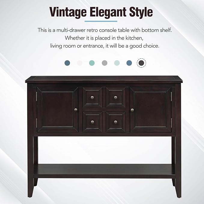 Merax Wood Farmhouse Buffet Table - Image 7