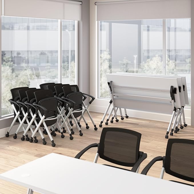 Bush Business Furniture Folding Training Table Set - Image 5