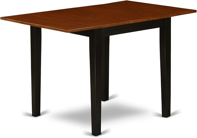 East West Furniture NDAV3-BCH-W 3 Piece Dining Set Contains a Rectangle Dining - Image 3