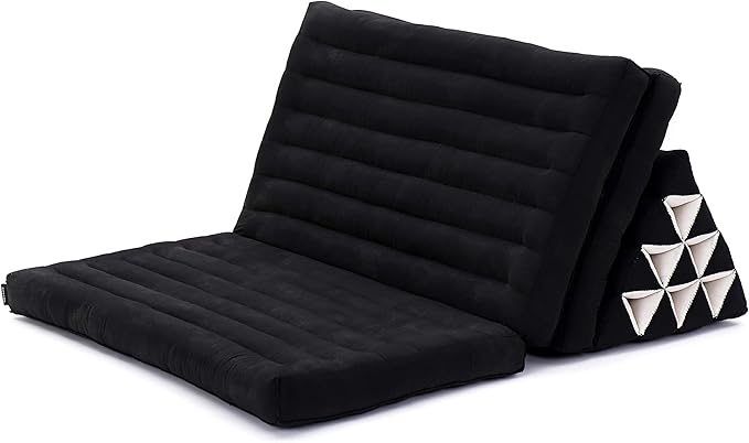 Leewadee 3-Fold Mat XXL with Triangle Cushion – Firm TV Pillow, Foldable - Image 9