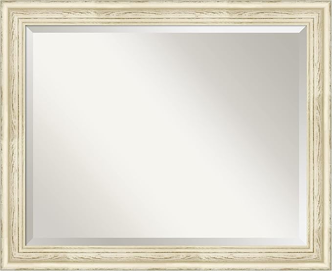 Amanti Art White Bathroom Mirror by AmantiArt