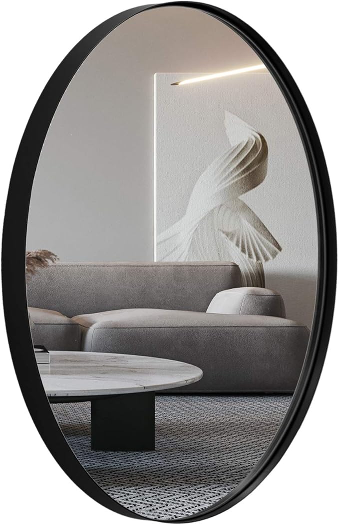 ANDY STAR Oval Bathroom Mirror, Oval Vanity Mirror by ANDYSTAR