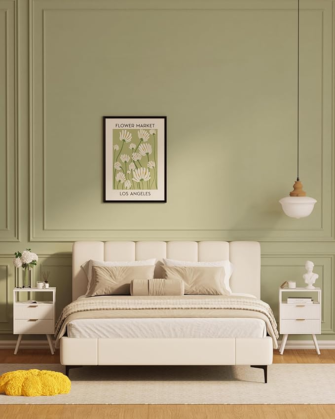 White Nightstand, Modern Bedside Table - Image 7