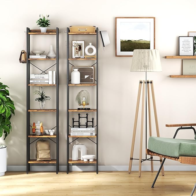 5 Tier Bookshelf, Bookcase - Image 5