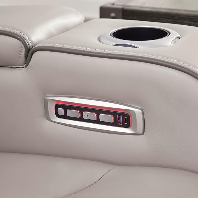 Signature Design by Ashley Boyington Contemporary Leather Match Power Reclining - Image 18