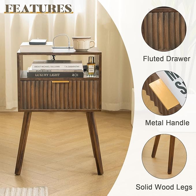 Mid Cetury Modern Nightstand - Image 5