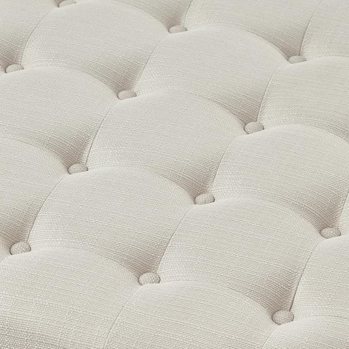 24KF Upholstered Round Coffee Table - Image 7