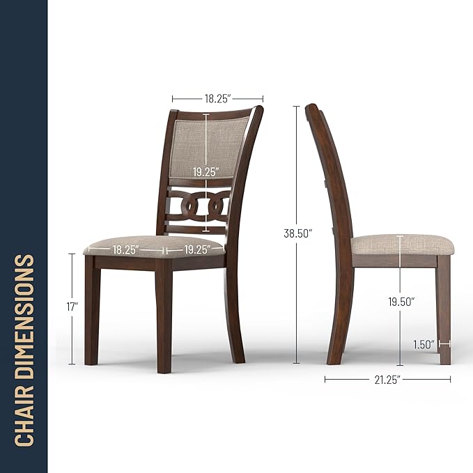 New Classic Furniture Gia 5-Piece Round Dining Set - Image 6