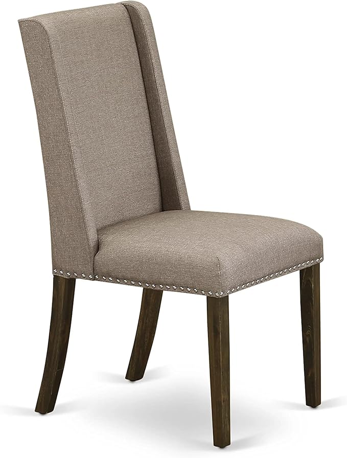 East West Furniture X727FL716-6 6 Piece Dining Set Contains a Rectangle Dining - Image 9