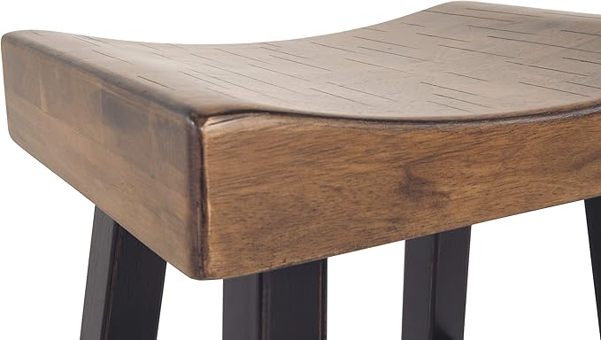 Signature Design by Ashley Glosco Farmhouse 25.5" Counter Height Saddle Barstool - Image 5