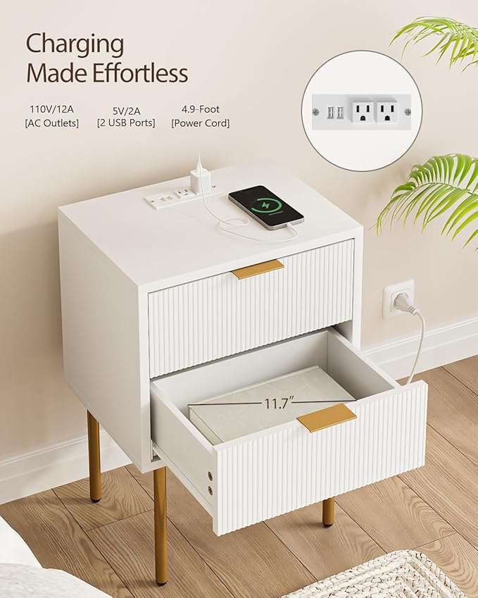 Nightstand, Small Bedside Table - Image 4