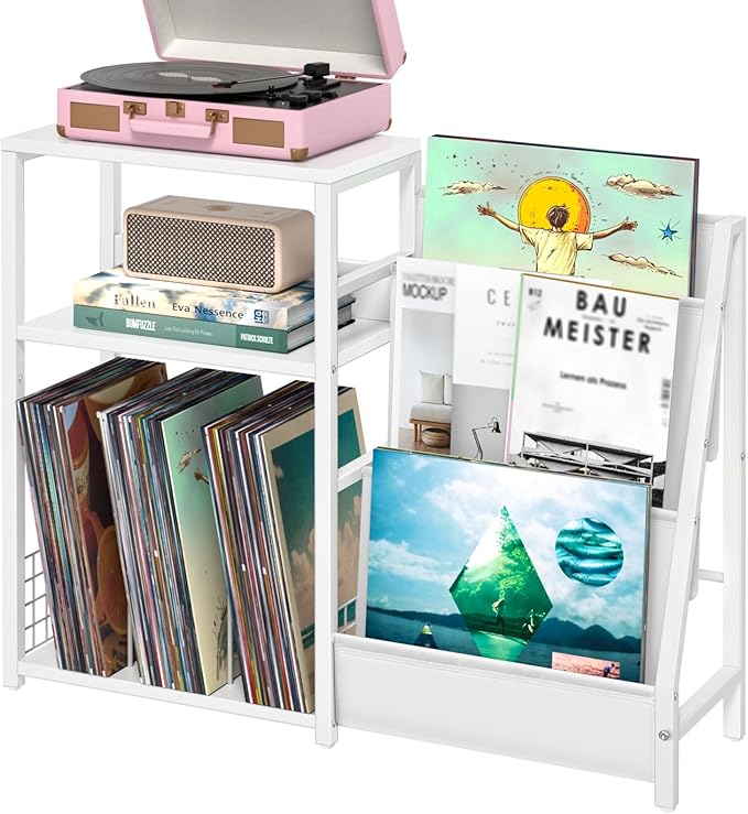 LELELINKY Record Player Table, Turntable Shelf by LELELINKY