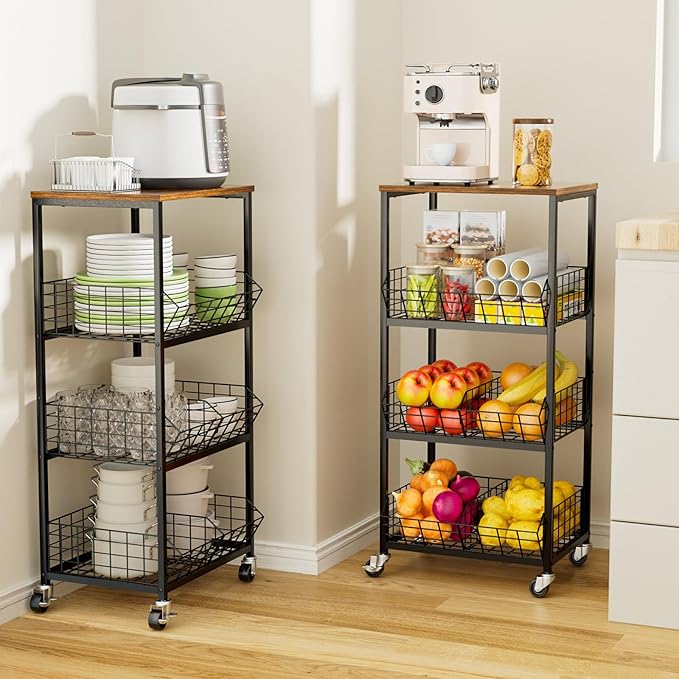 HapiRm Kitchen Fruit Vegetable Cart - Image 6