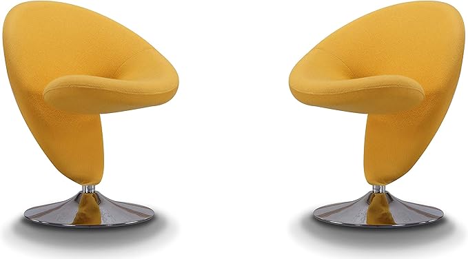 Manhattan Comfort Curl Swivel Accent Chair - Image 6