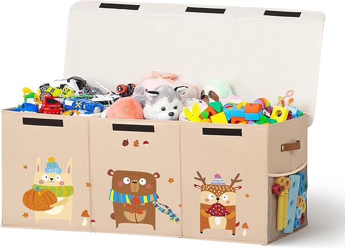 120L Large Toy Storage Box by Unknown