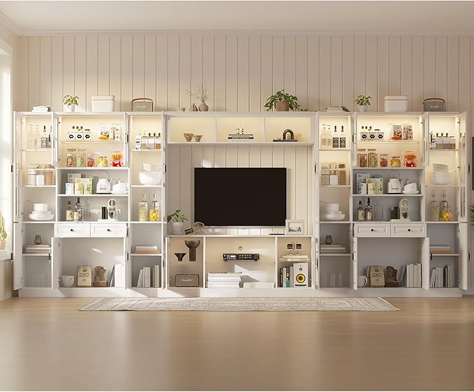 4-Piece Wall Unit TV Stand - Image 7