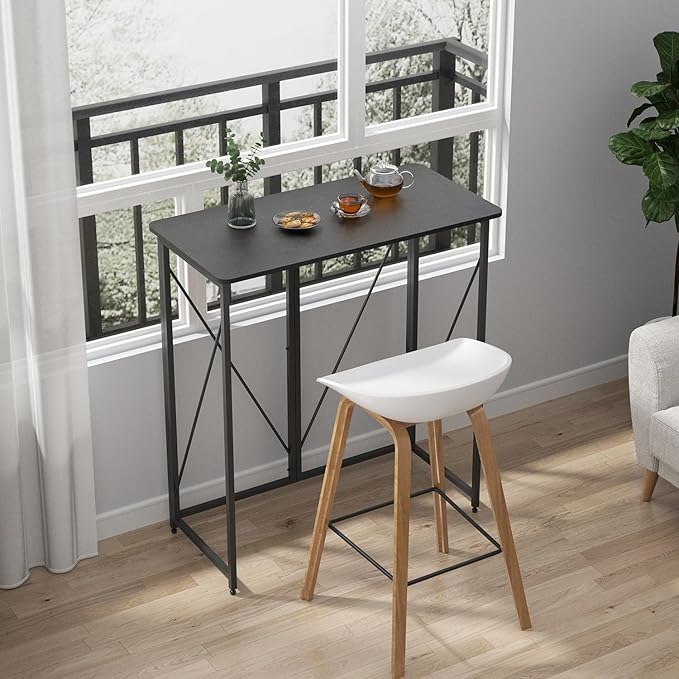 39.37" Folding Standing Desk, Small Laptop Stand Up Desk - Image 7